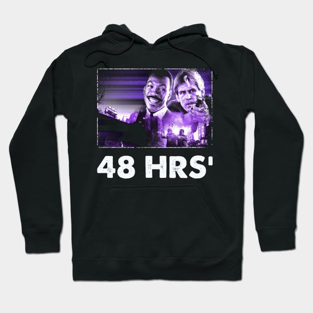 Reggie Hammond's Swagger Retro Tees Celebrating the 48 Hrs’ Movie Magic Hoodie by Chibi Monster